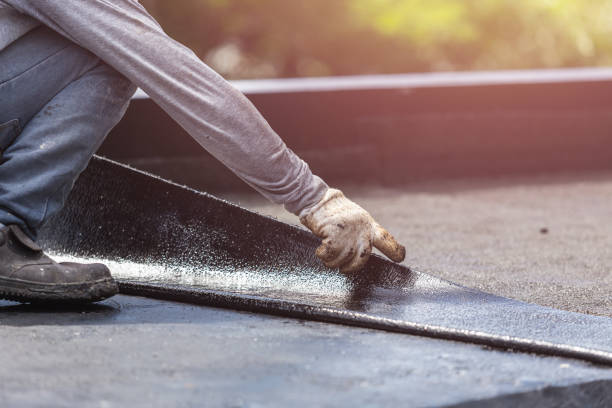 Professional Emergency Waterproofing technician working in Winamac, IN